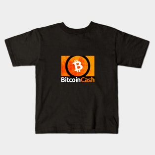 Bitcoin Cash (BCH)  Crypto Logo  -Vintage Kids T-Shirt